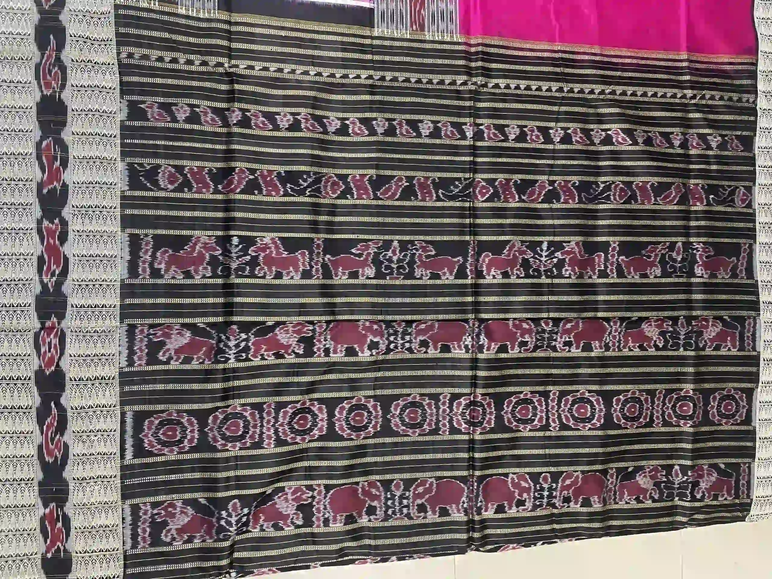 Beautiful heavy works of Sambalpuri design